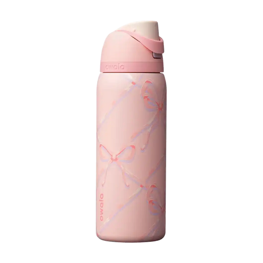 Sugar Plum Fairy pink stainless steel water bottle with leak-proof design for kids and aesthetic hydration.