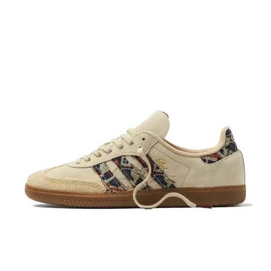 END x Adidas Samba Consortium Cup Past side profile showing tapestry details