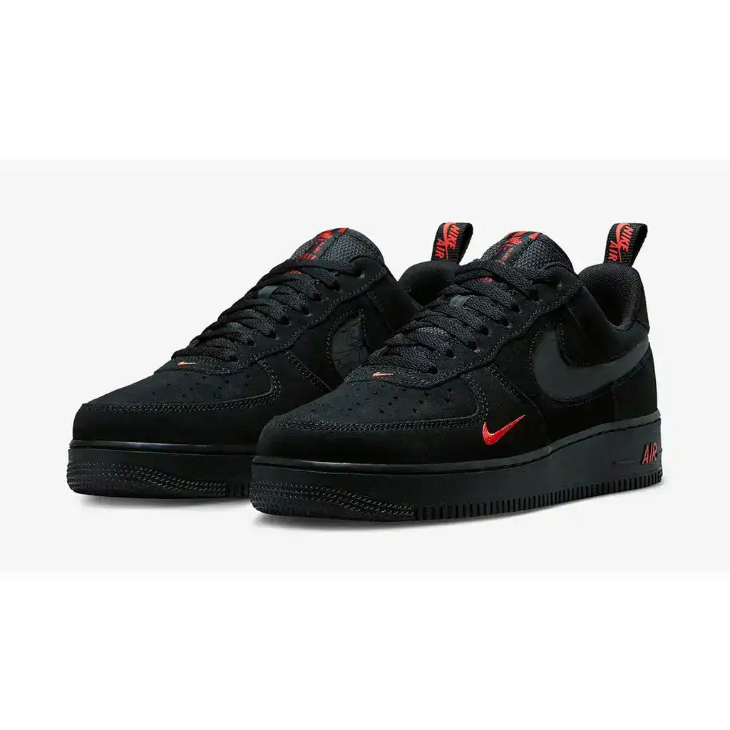 Dark Mode Verified: AF1 "Multi Swoosh" Black/Crimson Review
