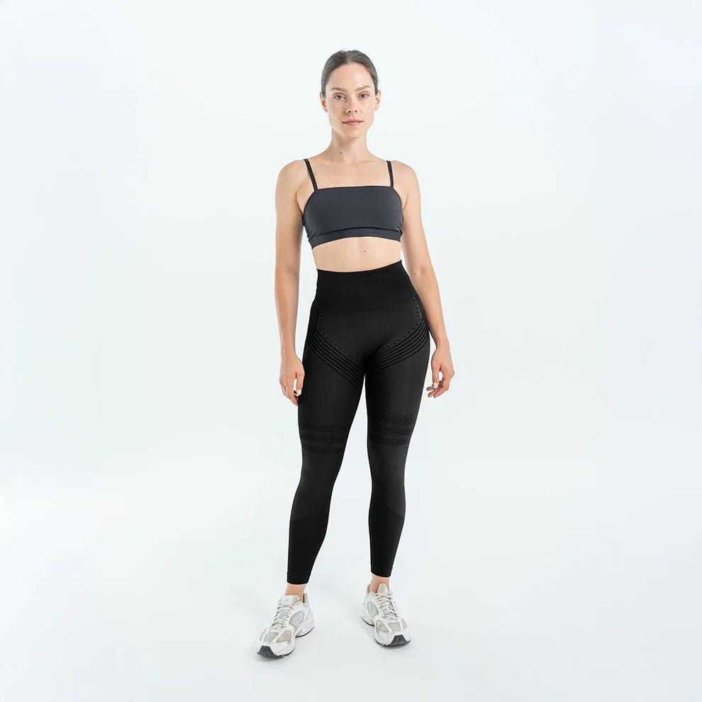 3D Textured Full-Length Leggings