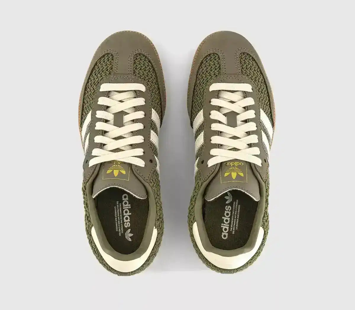 Adidas Samba OG Orbit Green Cream White Gum side profile sneaker