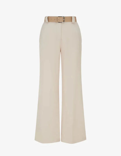 Beige Straight-Leg Pants. Beige colorway.