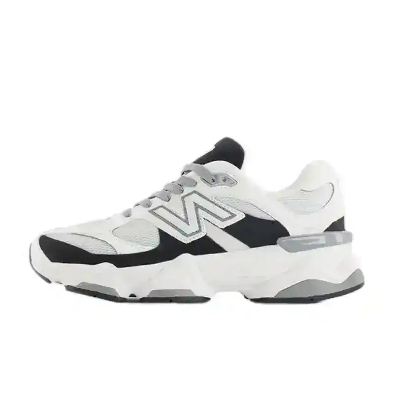 New Balance 9060 Reflection Black Oreo Sneakers. Black and white palette.