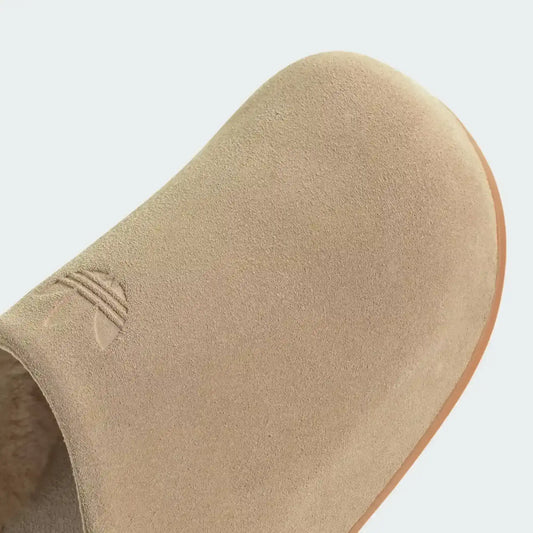 Adidas Adimule Slip-On Mules. Rounded closed toe.