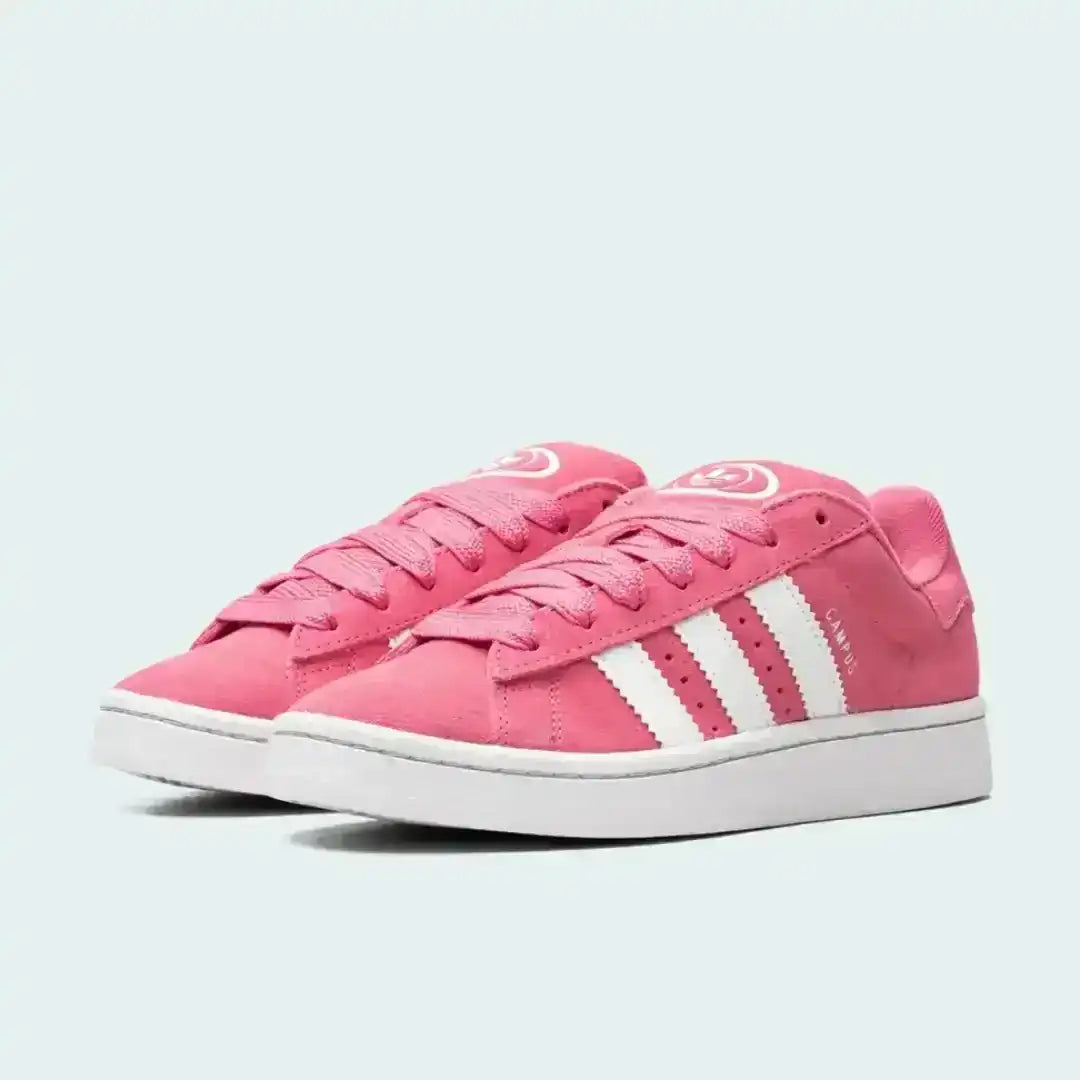 Adidas Campus 00s Classic Suede 2026 edition featuring premium suede upper and chunky white stripes - side profile