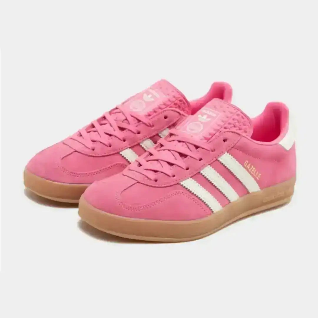 Adidas Gazelle shoe combining vintage sports heritage with a clean, minimalist design that remains popular in modern streetwear culture.
