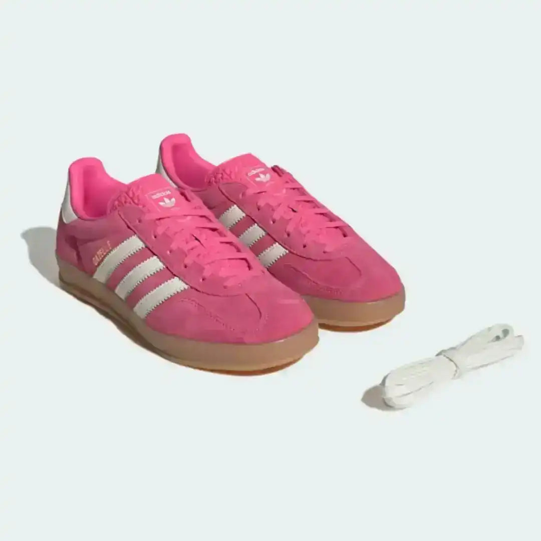 Adidas Gazelle sneaker featuring a streamlined upper, reinforced toe area, and durable sole suitable for daily rotation.
