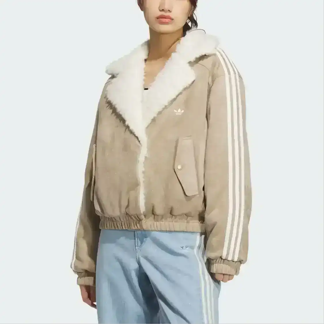 Adidas Originals oversized jacket designed for comfort and streetwear style
