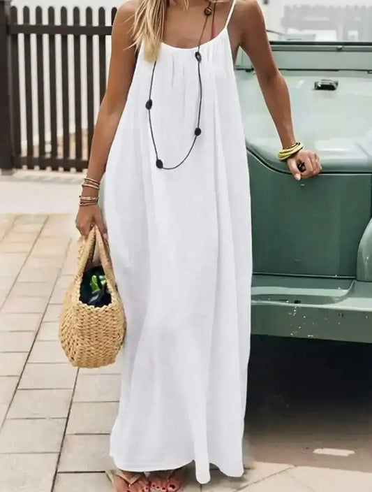 Sanctuary Backless Maxi Lounge Dress. Maxi-length silhouette.
