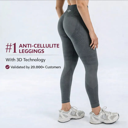 Promotional product graphic featuring leggings in different colors.