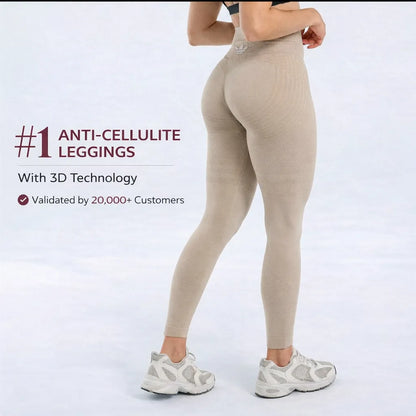Promotional product graphic featuring leggings in different colors.