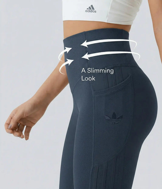 Adidas UltraSculpt Full-Length Leggings. Full-length silhouette.