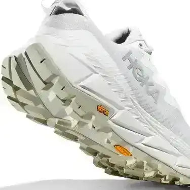 Hoka Skyline sneaker with structured upper and stable base

