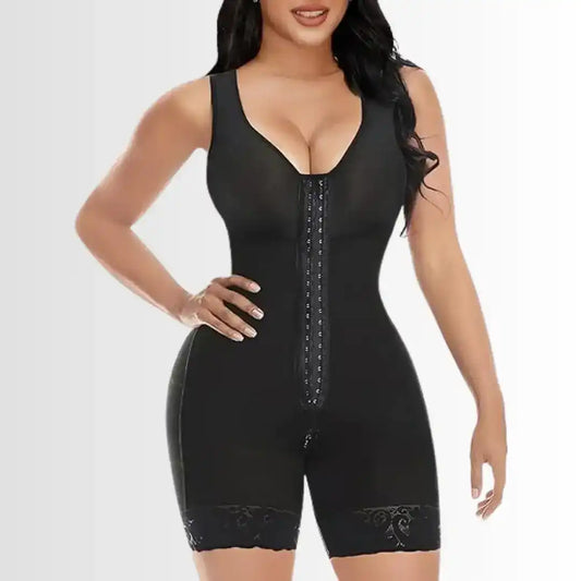Royal Contour Shapewear Bodysuit. Shoulder straps.