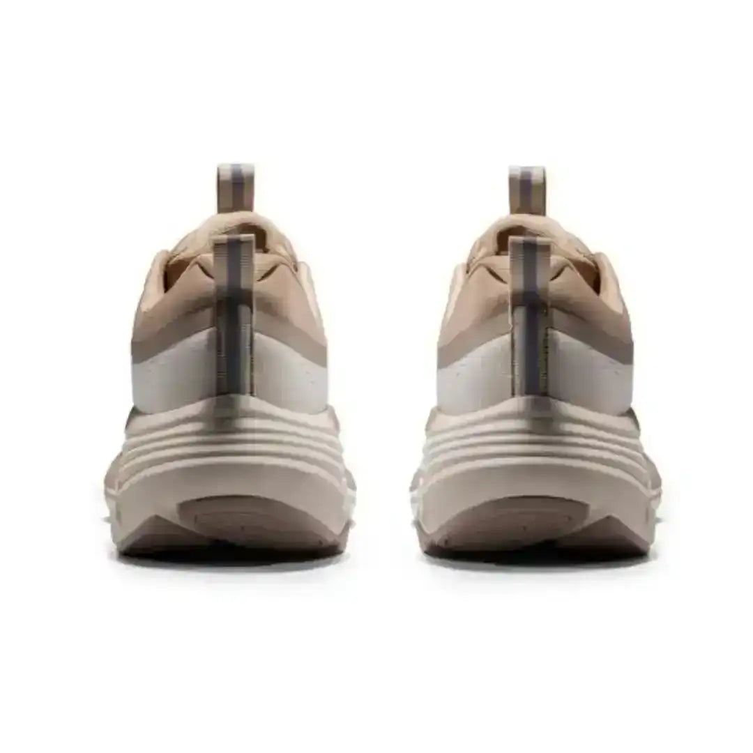 Beige/khaki mesh running sneakers built for softness, stability, and lightweight performance. Perfect for walking, training, and daily movement.