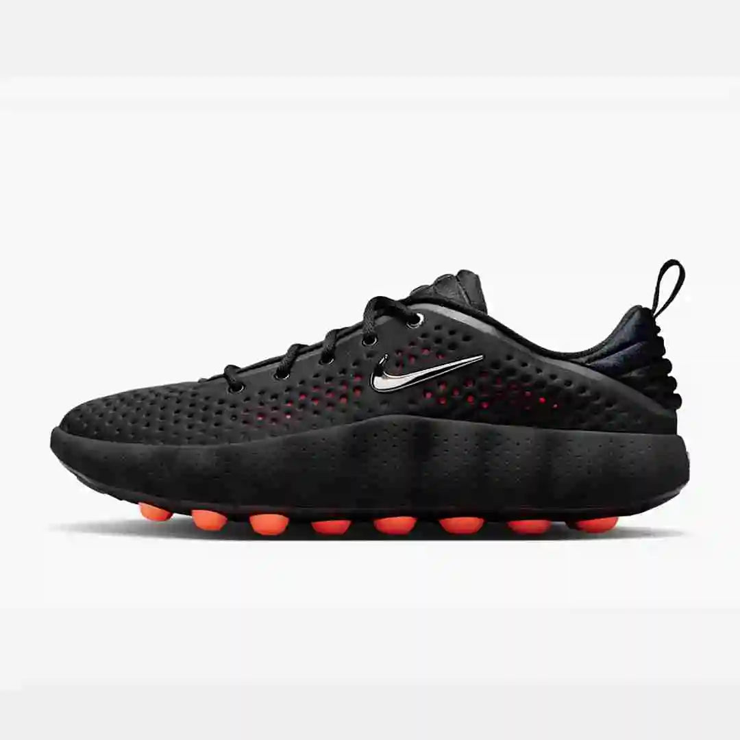 Nike Mind 002 Pro Sneakers. Black lace-up upper.