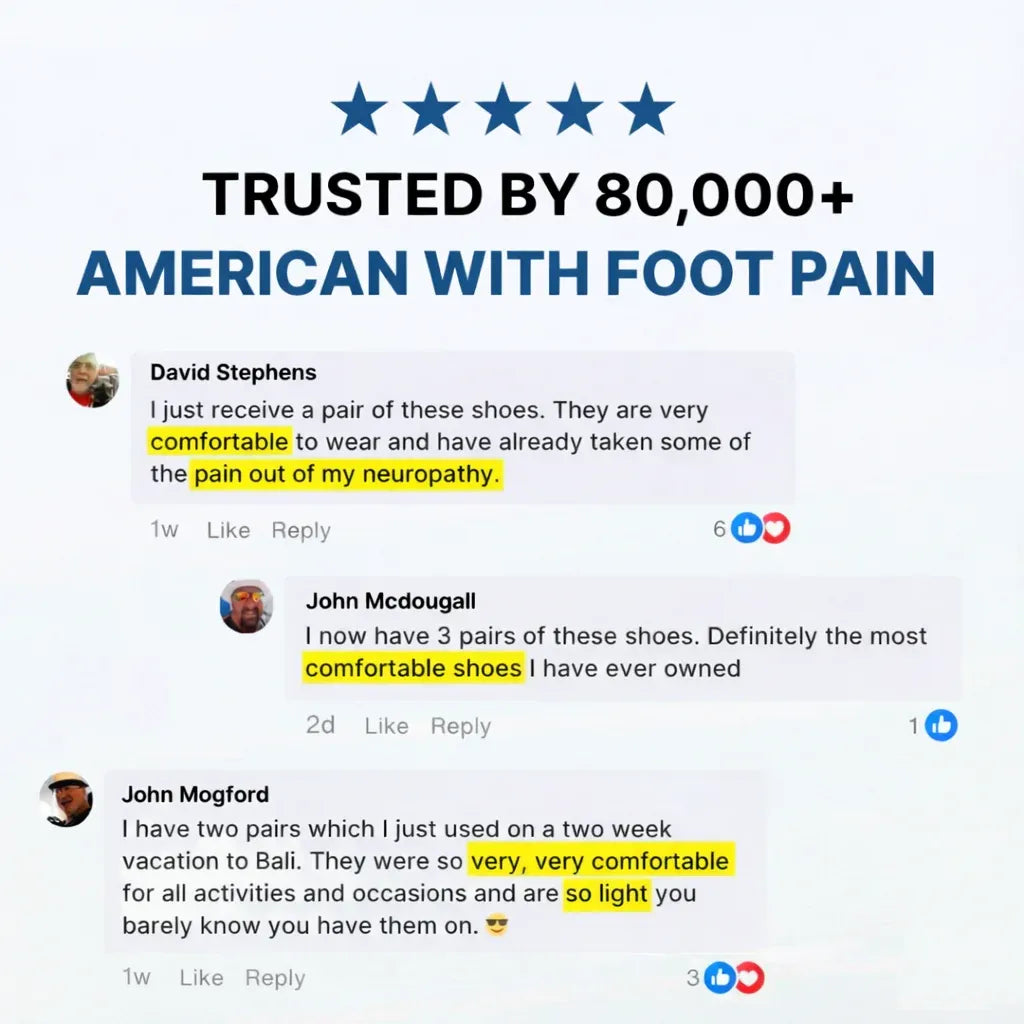 Promotional customer-review graphic with star symbols and text.