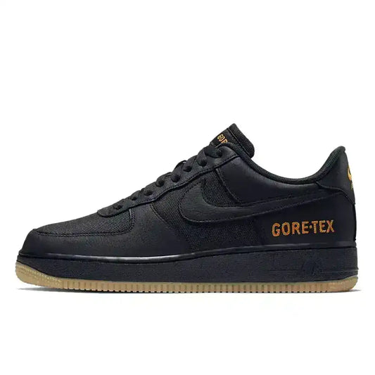 The Nike Air Force 1 Gore-Tex Black delivers waterproof protection, premium materials, and classic AF1 cushioning for durable everyday performance.