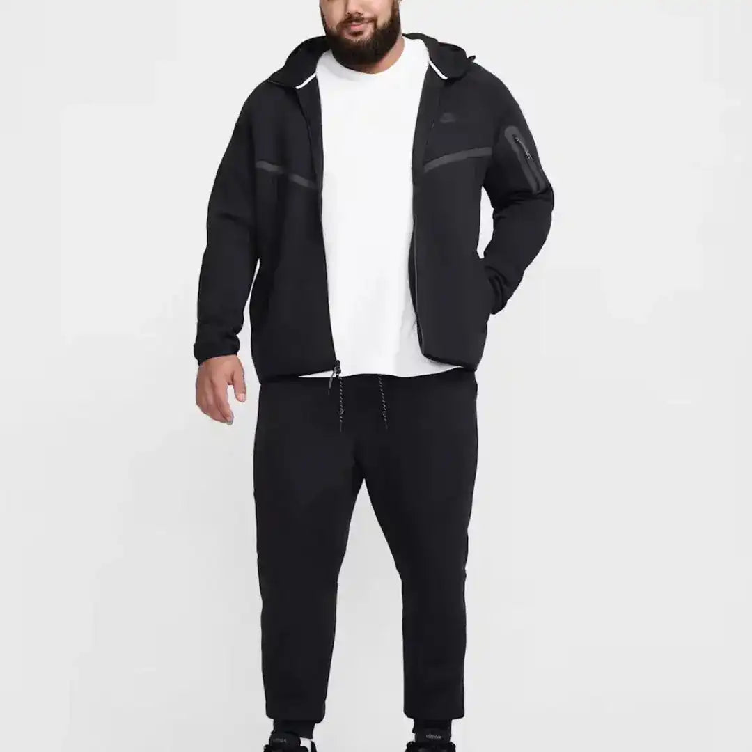 Nike Tech Fleece Windrunner Zip Jacket. Hooded design.